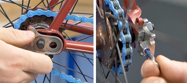 How to tighten a bicycle chain